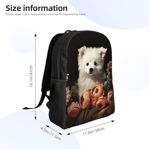 Mochila impermeable para senderismo con diseño de flor miniatura 4
