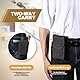 Hengwin Echtes Leder für iPhone 16 Plus 16 Pro Max Gürteltasche Handyhüllen Tasche für iPhone 15 14 13 Pro Max/Samsung Galaxy S25 S24 S23 Ultra, S25+, A06 F06 5G Handytasche Holster mit Gürtel Clip