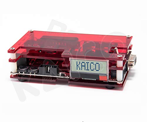 OSSC Open Source Scan Converter Replacement Coloured Case for Retro Gaming by Kaico (Transparent Red)