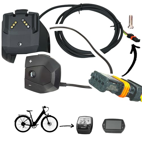 F26 Original Intuvia & Nyon Displayhalter + Fahrrad E-Bike Schalteinheit/Bedienheinheit Taster +Bedienteil Kompatibel mit Bosch Performance Line BDU2XX BDU3XX BDU4XX