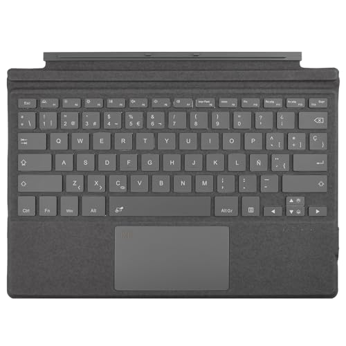 Rii SF107 Teclado Inalámbrico Bluetooth Magnétic para Microsoft Surface Pro Signature Teclado, Layout Español (Surface Pro 3/4/5/6/7/7 Plus)