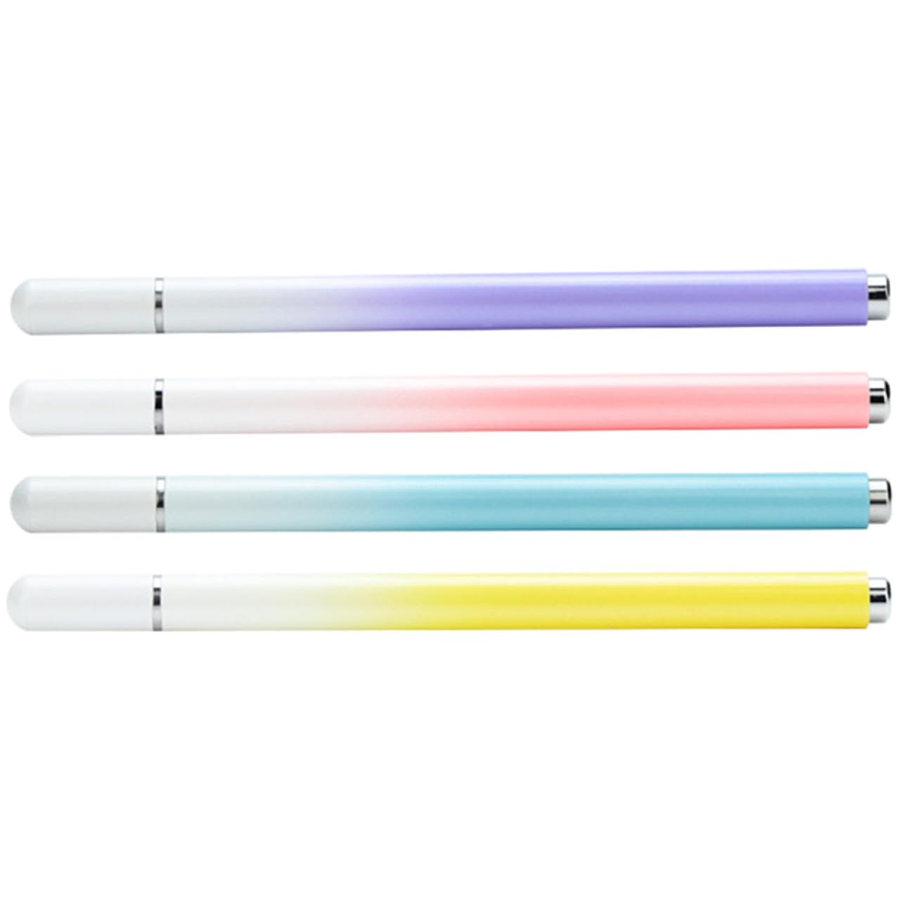 DOITOOL 3 Series Lápiz Stylus Punta Flexible Tapa Magnética Pantallas Táctiles De Teléfonos Tablets Compatible con Dispositivos Móviles Escritura Dibujo Digital 4 Piezas X 3