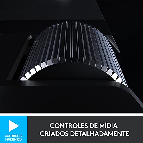 Teclado Mecânico Gamer Logitech G815 com RGB LIGHTSYNC, Teclas G Programáveis, USB Passthrough, Cont