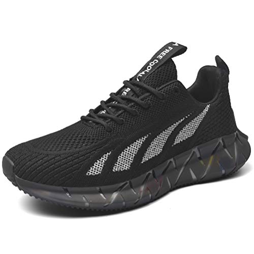 XIDISO Herren Sportschuhe Bequem Ultra-Light Laufschuhe Schnürer Turnschuhe Sneakers Modisch Joggingschuhe