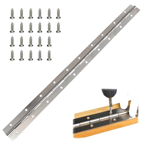 Muzata 1Pack 24inch Piano Hinge Continuous Hinge 2