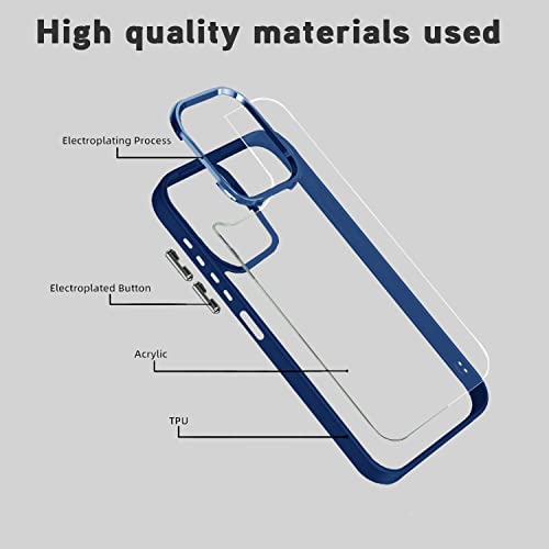 Image of Pikkme Samsung Galaxy M12 / A12 / F12 Back Cover |Electroplated Chrome Ring | Full Camera Protection | Raised Edges | Super Soft Side TPU | Bumper Case for Samsung Galaxy M12 / A12 / F12 (Blue)