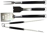 Charcoal Companion CC1005 Perfect Chef Barbecue Tool Set (4-Piece)