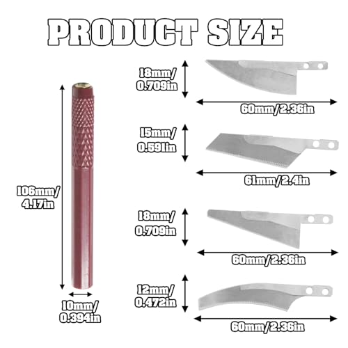 ABEST Mini Handsäge Model Craft Tools mit 4 DIY Craft Pieces Sägeblätter Modellbau Hobby DIY Hacksaw Tool Kit für Hand schneiden Modell Teile schneiden