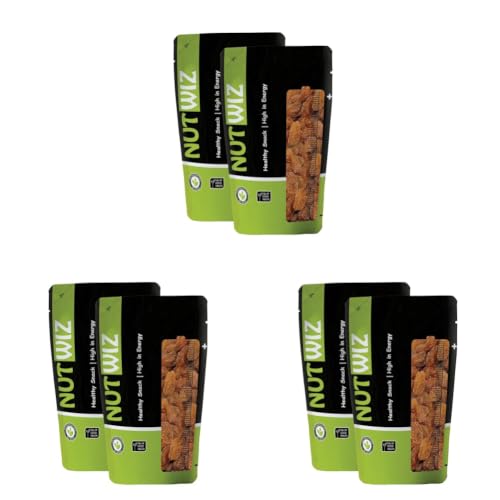 Image of Nutwiz Premium Raisins (Golden Raisins /Munakka, 400G), Fresh (Pack of 3)