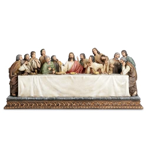 Estatua religiosa La Última Cena 12.2" Full Color miniatura 1