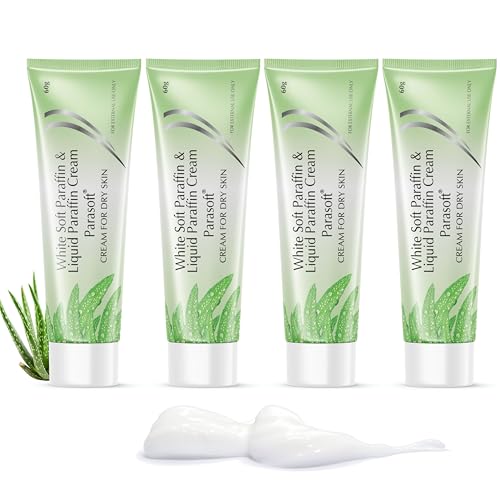 Image of Parasoft Moisturizing Cream with Aloe Vera - 60g (Pack of 4) | Deep Hydration Intense Moisturizer for Dry & Dehydrated Skin, Non-Greasy, All-Season Daily Skincare, Dermatologist Tested, Paraben-Free
