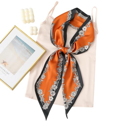 Image of CorssKulture Lightweight Satin Ribbon Scarf for Women's 150 x 15 cm | Silky Soft Scarf Perfect for Gifting