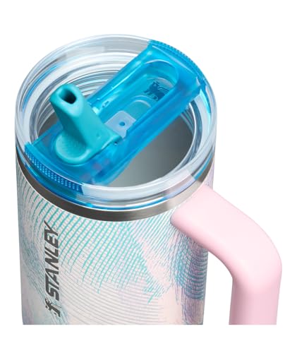 Image of STANLEY Quencher ProTour Flip Straw Tumbler with Leakproof Lid 30 oz | Built-In Straw & Handle | Cupholder Compatible for Travel | Insulated Stainless Steel Cup | BPA-Free | Sea Glass Plume