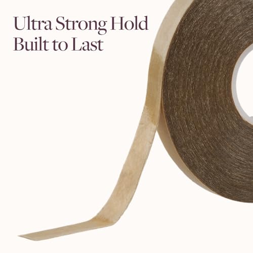 Image of GOO GOO Replacement Tape for Hair Extensions, Double Sided Tape Roll for Tape in Hair Extensions, 0.3inch * 12 Yards, Strong Hold Adhesive for Seamless Reapplication