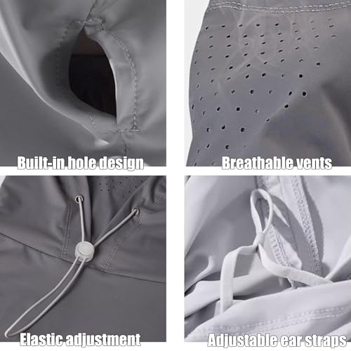 Image of 4 Pcs Cooling Summer Balaclava Face Mask for Men Women
