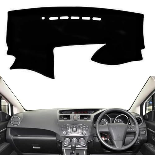 Accesorios de coche Mazda 5 Premacy 2011-2016 alfombrilla salpicadero y parasol interior RHD 2