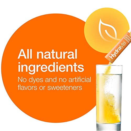 Hydralyte Electrolyte Hydration Powder & Electrolyte Tablet Bundle | All Natural Orange Electrolyte Powder (20) Count | Variety Pack Tablets Orange, Lemonade, & Berry, (60) Count