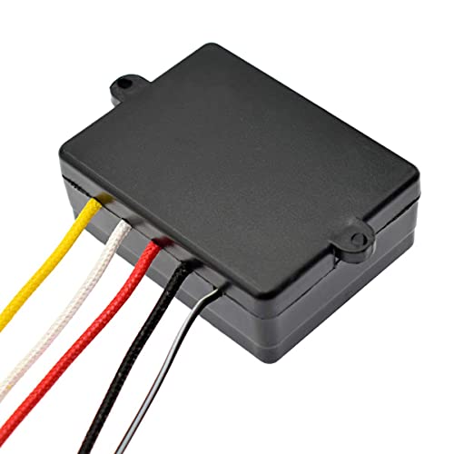 Riyitauto Wireless Winch Remote Control Kit Dc12V 433Mhz Waterproof Switch Handset For Truck Jeep Atv Suv Auto Winch With Indicator Light #TOP7