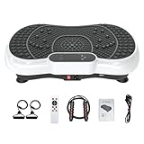 HomeFitnessCode Vibrationsplatte mit Bluetooth - Vibrationsgerät Zuhause mit...