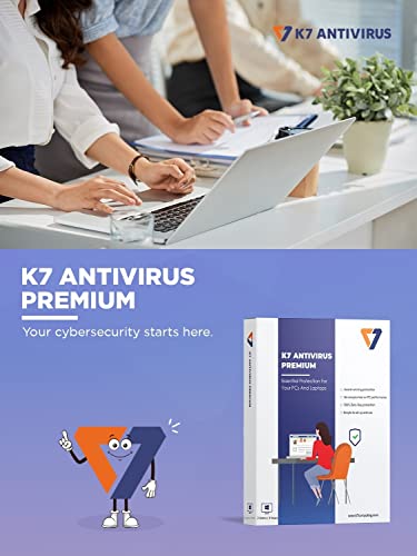 Image of K7 Antivirus Premium 2026 |2 Users, 3 Years | Antivirus, Smart Firewall and Intrusion Detection for Windows Laptop or PC | 2hr Email Delivery