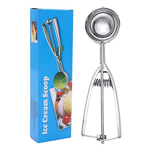 YooHeLife Ice Cream Scoops, Stainless Steel Cookie Scoop Set with Trigger Release Muffin