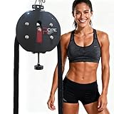 RUODATONLY Krafttrainingsgerät, Endlos Seiltrainer, Seilzug-Fitness Seiltrainer, Seilzug-Klettergerüst mit einstellbarem Widerstand für das Heim-Fitnessstudio, 4 m langes Nylonseil,