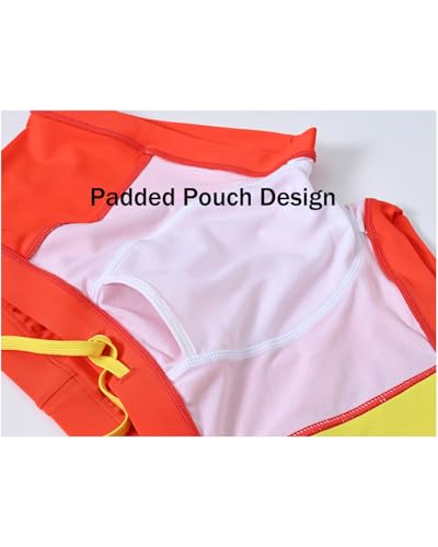 ZONBAILON Mens Swim Trunks with Front Pad Pocket Bathing Suit Swimwear Brief Square Leg Board Short S-2XL3