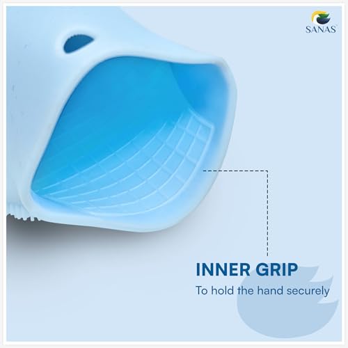 Image of Sanas Face Scrubber (2Pcs) Silicone Face Scrubber For Men & Women Soft Facial Cleansing Brush For Deep Pore Cleaning Reusable FaceScrubber For Women Face Cleanser Massage Scrubber (Pink,Blue) (2Pcs)