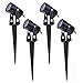Pack de 4 Foco LEDs con Pincho para Jardín 3W 220V Luz LED para Exteriores