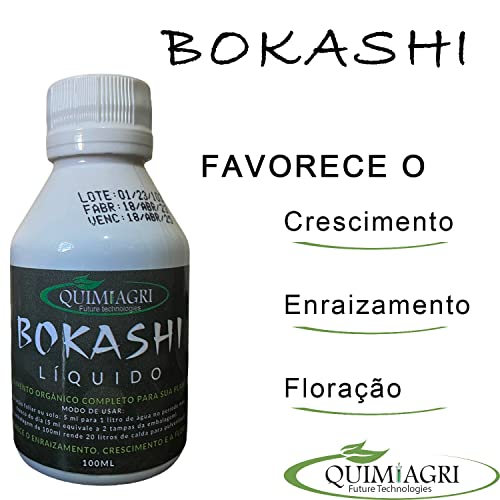 Adubo Concentrado Bokashi 100ml - Fertilizante Organico