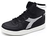  Diadora Heritage Damen-Sneaker, sportlich, lässig, Art. Mi Basketball H Reverse, W, - Schwarz - Größe: 38,5 EU - 7,5 USA - 5,5 UK