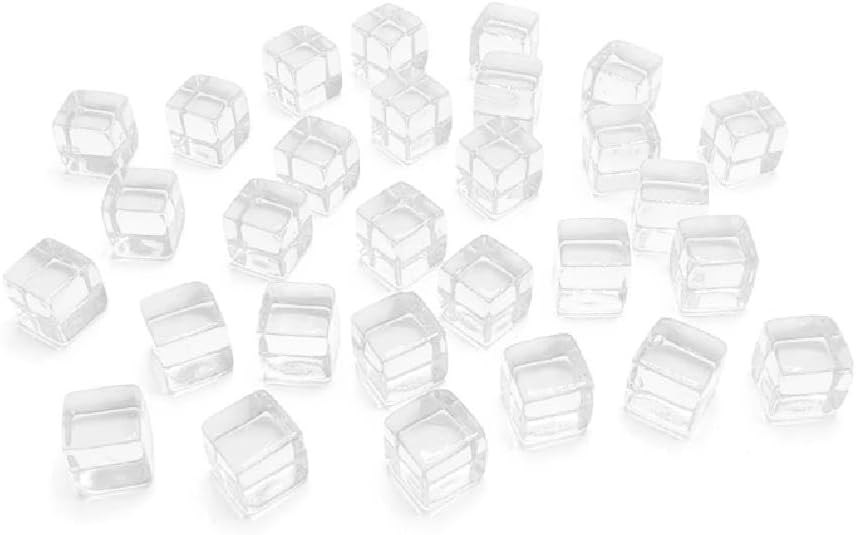200Pcs 6 Side 8mm Clear Dices DIY Educational Dices Engraving Acrylic Blank Dices D6 Dices Party Family Board Game Dices 8mm Six Sided Clear Acrylic Dices 6 Sided Dices Role Playing Dices Square Cube