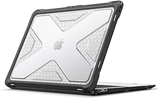 FINTIE Etui kompatybilne z MacBook Air 13" (wersja z lat 2020-2018, model: A2337(M1)/A2179/A1932) - [Pełna ochrona narożników] Wytrzymała obudowa z TPU pasuje do wyświetlacza Retina Touch ID,