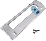 ANAKEL HOME Recambio Tirador Frigorífico 093613 compatible con Frigorífico Balay, Bosch | Distancia entre agujeros 16cm, Altura 19,5cm | Incluye Tornillos, Color Blanco