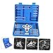 FOYTOKI 46Pcs Harmonic Balancer Puller Kit Durable Automotive Steering Wheel Puller Tool for Quick Removal Installation Essential for Suvs Prevents Damage to Components