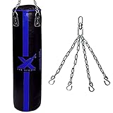 XN8 Ungefülltes Boxsack Punching Bag für Kickboxen MMA Muay Thai Boxen Kampfsport verfügbar in 5ft & 4ft