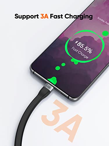 Cablecreation Short Usb To Usb C Cable 6 Inch, Usba To Usbc 2.0 Fast Charging Cord,Short Usb C Cable For Portable Battery, Compatible With Macbook Pro,Ipad Pro,Chromebook Pixel,Galaxy S22,Black. #TOP3