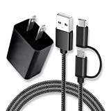 Micro & USB C Charger Cable for JBL Flip 2/3/4/5/6, Charge 5/4/3/2, JBL Clip 2/4/Pulse 4 5/Go 2 3, Beats Solo 4, Studio Buds+, Solo Pro 3/2, Studio 3/2/1, Powerbeats Pro3/2/1 Speaker Charging Cord