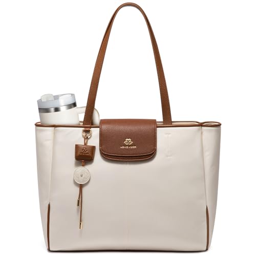 LOVEVOOK Laptop Tote Bag for Women,Nylon Work Totes...