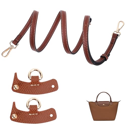 Azjachiny Strap for Longchamp Mini Bag Shoulder Pouch,Purse Straps Crossbody Adjustable Replacement Conversion Kit Fit Compatible with Long Champ Handbag