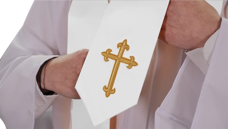 CLERKMANS Choir Stole with Crosses3