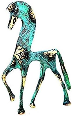 IconsGr Ancient Greek Bronze Museum Statue Replica of Horse From Geometric Era 123
