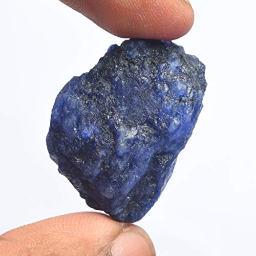 AAA++ Quality Sapphire 53.00 Ct Natural Raw Rough Certified Blue Sapphire Wire Wrapped Gemstone4