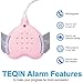 3in1 Bed Child Rechargeable Bedwetting Alarm Enuresis Urine Detection Loud Sound and Strong Vibration for Bedwetters Deep Sleepers, Potty Training for Boys Girls Kids(Pink)…