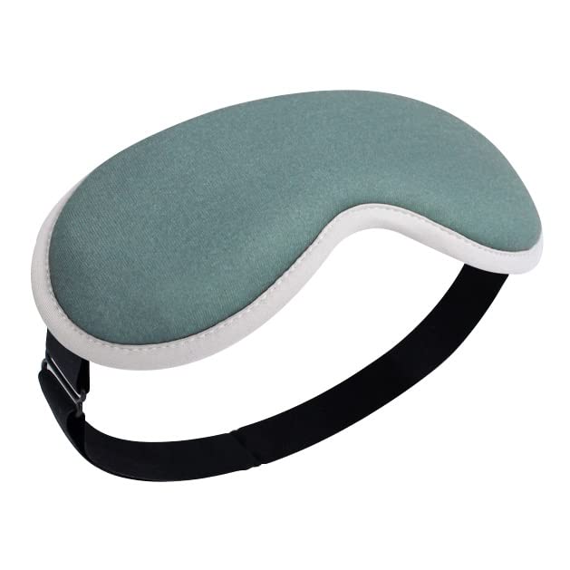 Heated Massage Eye Mask 3D Contoured Eye Massager for Dry Eyes with 3 Heat Settings USB Warm Eye