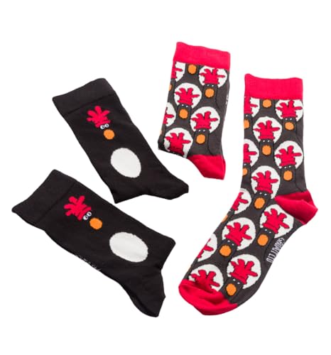 TruffleShuffle Wallace and Gromit Feathers McGraw 2pk Socks