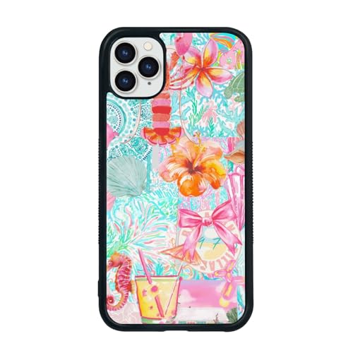 qizjio Coastal Ocean Phone Cases Shockproof Protective Cute Collage Cases for iPhone 11 Pro Max