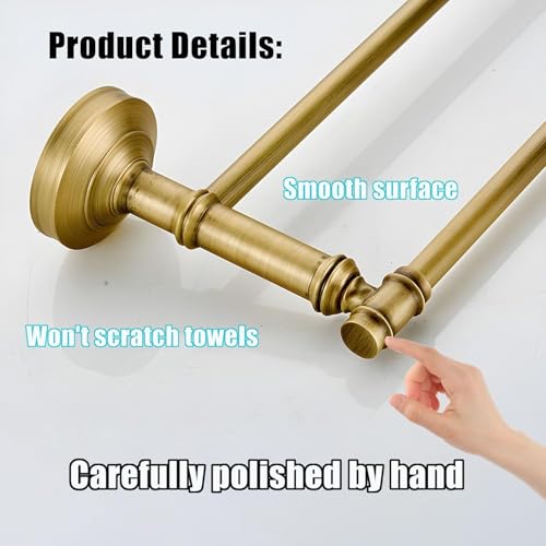 Porte-serviettes mural double couche de luxe pour transformer votre intérieur en spa - 2
