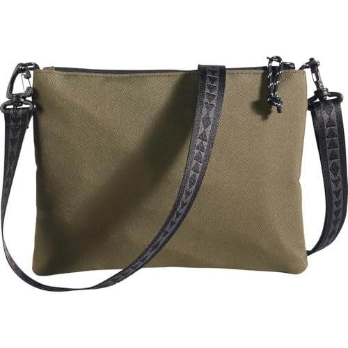 Pendleton Sacoche Crossbody Bag, Black with Southwestern Pattern, Polyester, 10x7.5 Inches, Multiple Zippered Pockets2