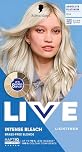 Schwarzkopf LIVE Intense Bleach 00A Absolute Platinum Hair Lightener, Intense Bleach for up to 8 Levels of Lift, with HaptiQ Anti-Damage System, Anti-Yellow Effect